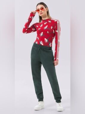 Adidas Originals x Thebe Magugu Bird of Paradise Floral Bodysuit XL Rare